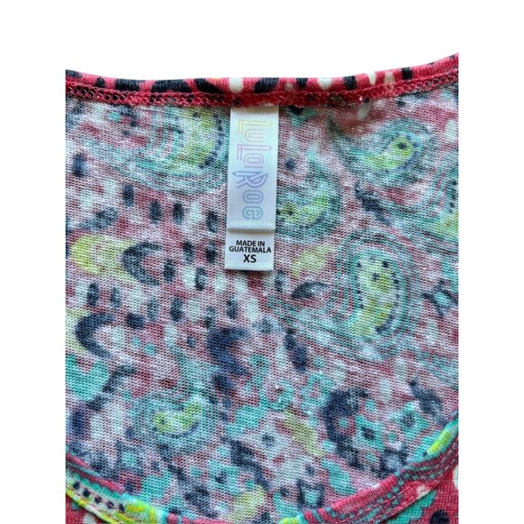 LuLaRoe Top In A Multi-Color Patterned Top - Picture 4 of 6